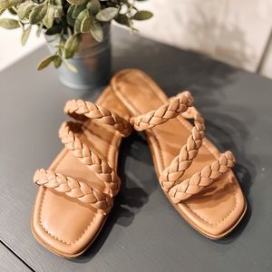 Braided sandals